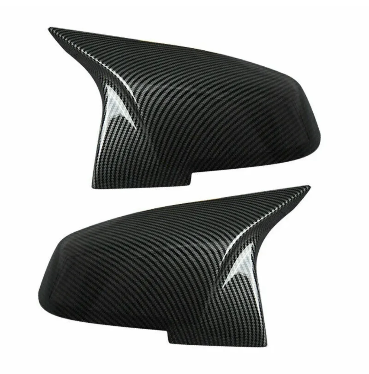 Car Mirror Covers - Fits 3 - 4 series - Carbon Look - Image 3