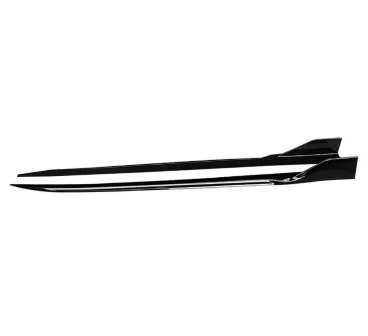 Car Side Extension Blades - Fits BMW G26 - 4 Series - Gloss Black