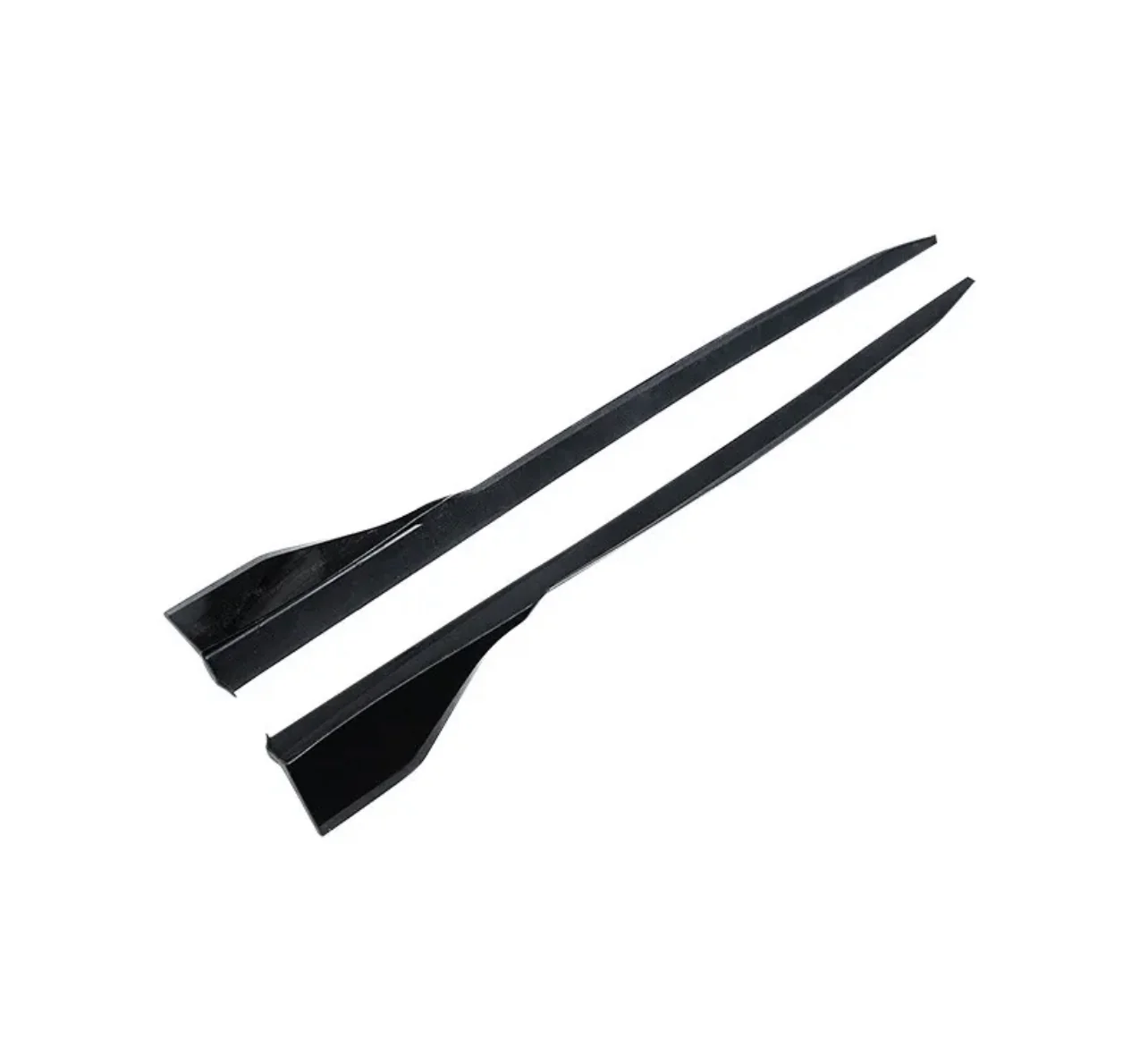 Car Side Extension Blades - Fits BMW G26 - 4 Series - Gloss Black - Image 2