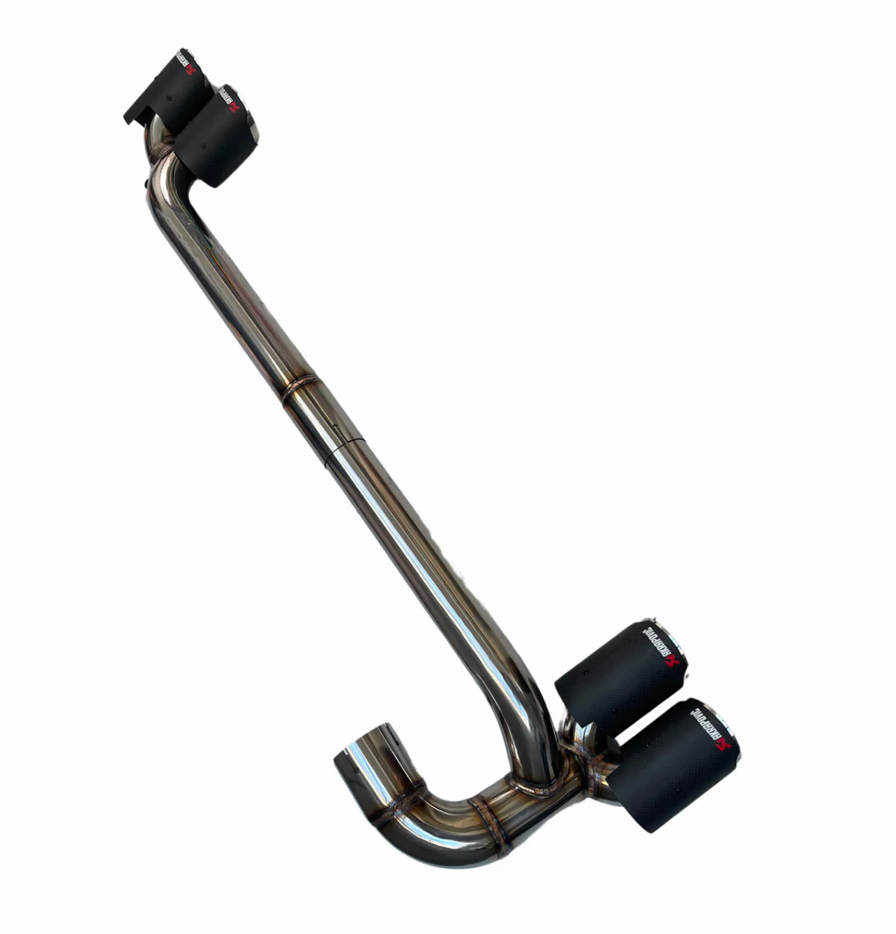 Exhaust Tips Bumper Diffuser Fits BMW F30 F31 3 Series Quad Exit - Image 30