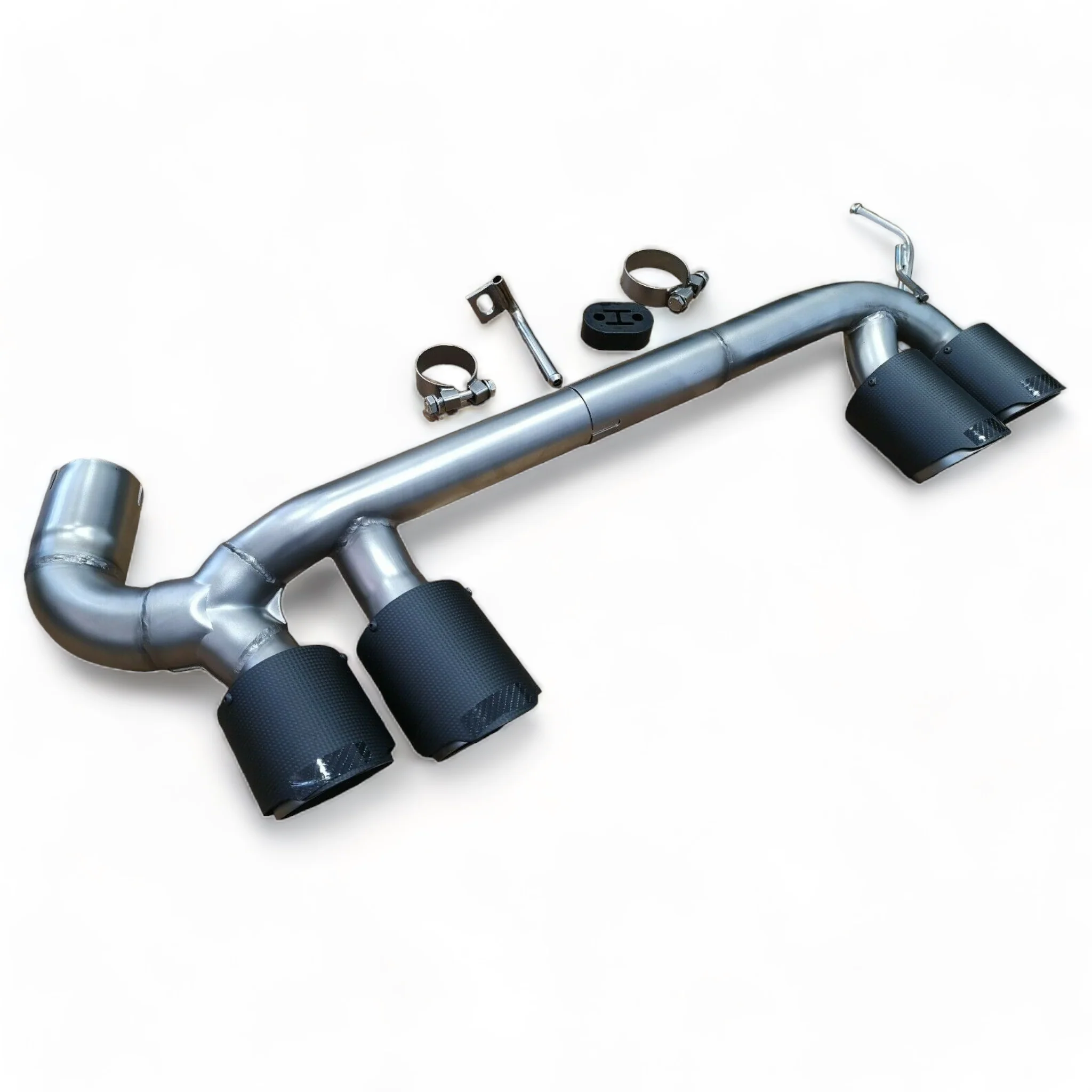 Exhaust Tips Bumper Diffuser Fits BMW F30 F31 3 Series Quad Exit - Image 8