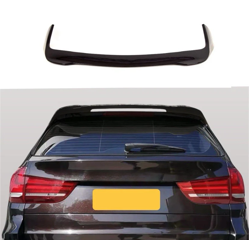 F15 Roof Spoiler Lip Rear Boot Mp Style For BMW X5 Gloss Black Abs