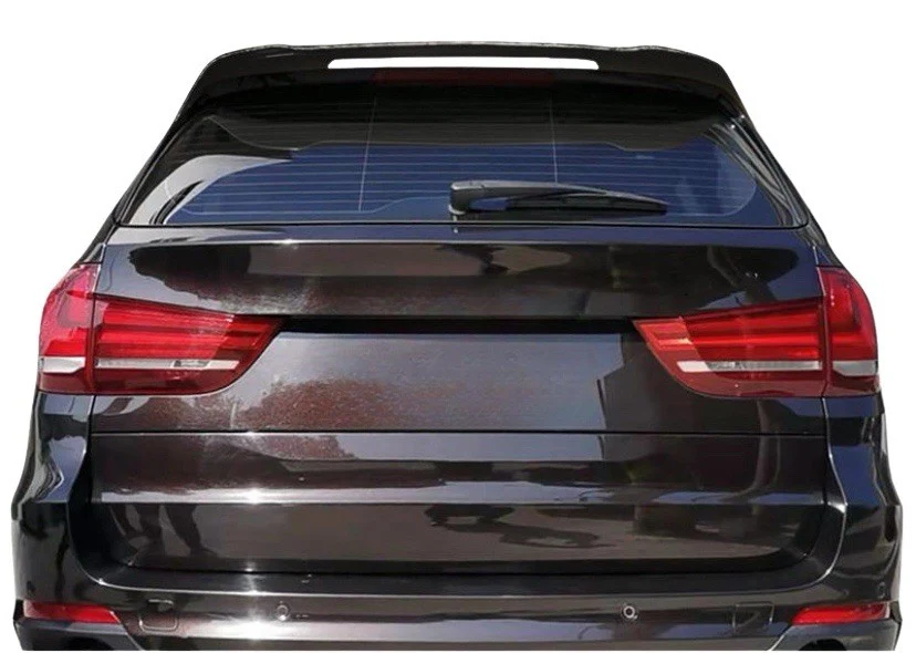 F15 Roof Spoiler Lip Rear Boot Mp Style For BMW X5 Gloss Black Abs - Image 8