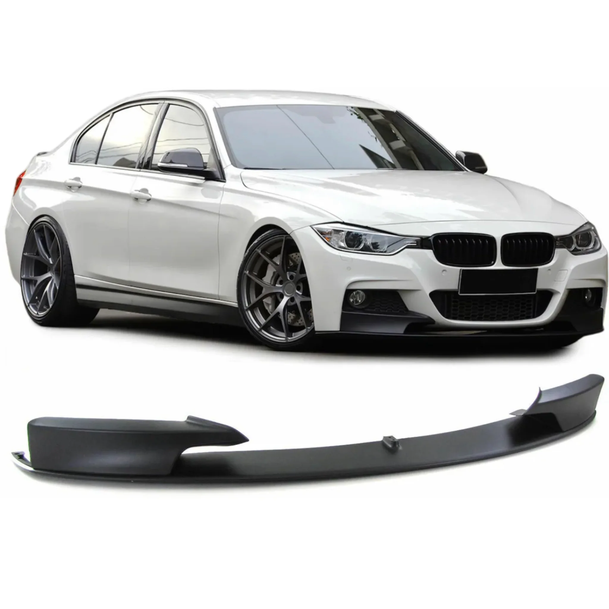 F30 F31 Splitter For Front Bumper - Lip Spoiler - Fits BMW 3 Series Saloon - Image 3