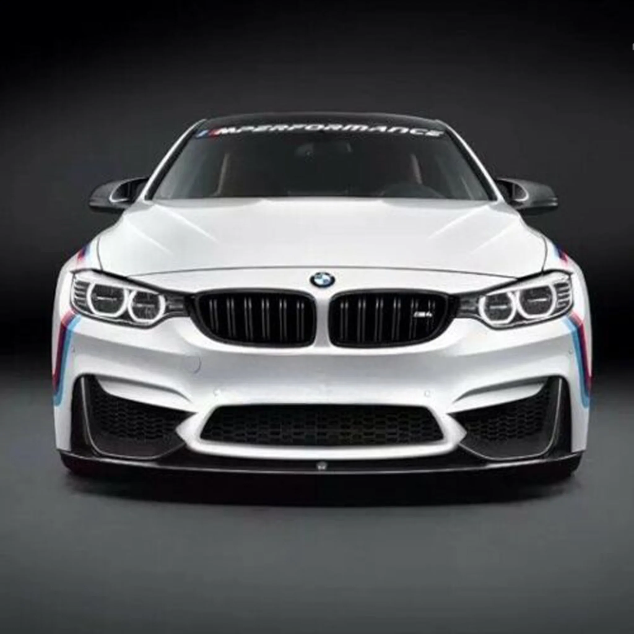 F80 F82 F82 Front Splitter M3 M4 Bumper - Lip Spoiler - ABS - Carbon - Image 3