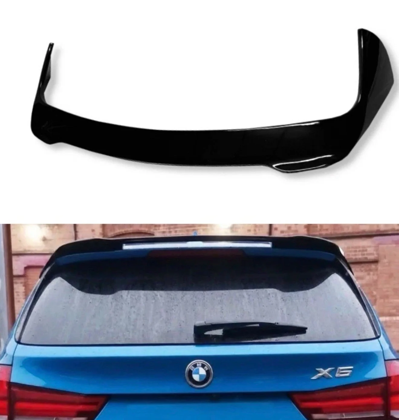 Fits BMW X5 F15 X5M F85 Rear Roof Boot Lip Spoiler M Performance Style Gloss New - Image 4