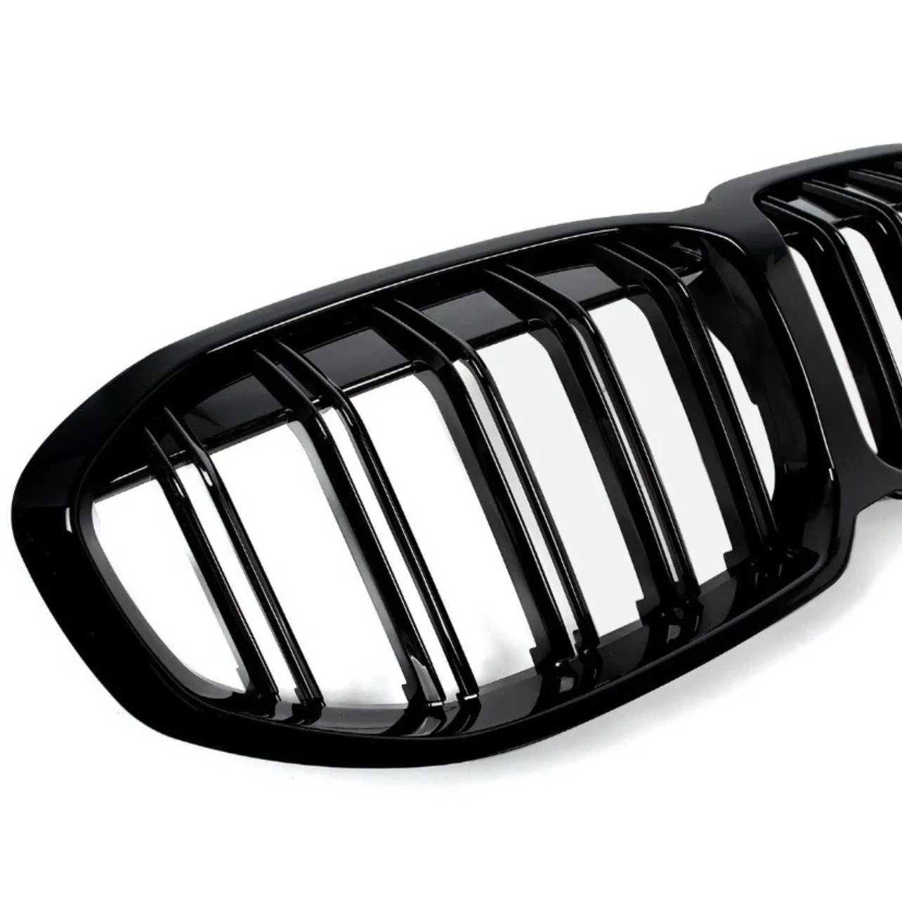 FOR BMW 1 SERIES F40 DOUBLE SLAT M SPORT FRONT GRILLE GRILL GLOSS BLACK 2019 - Image 10