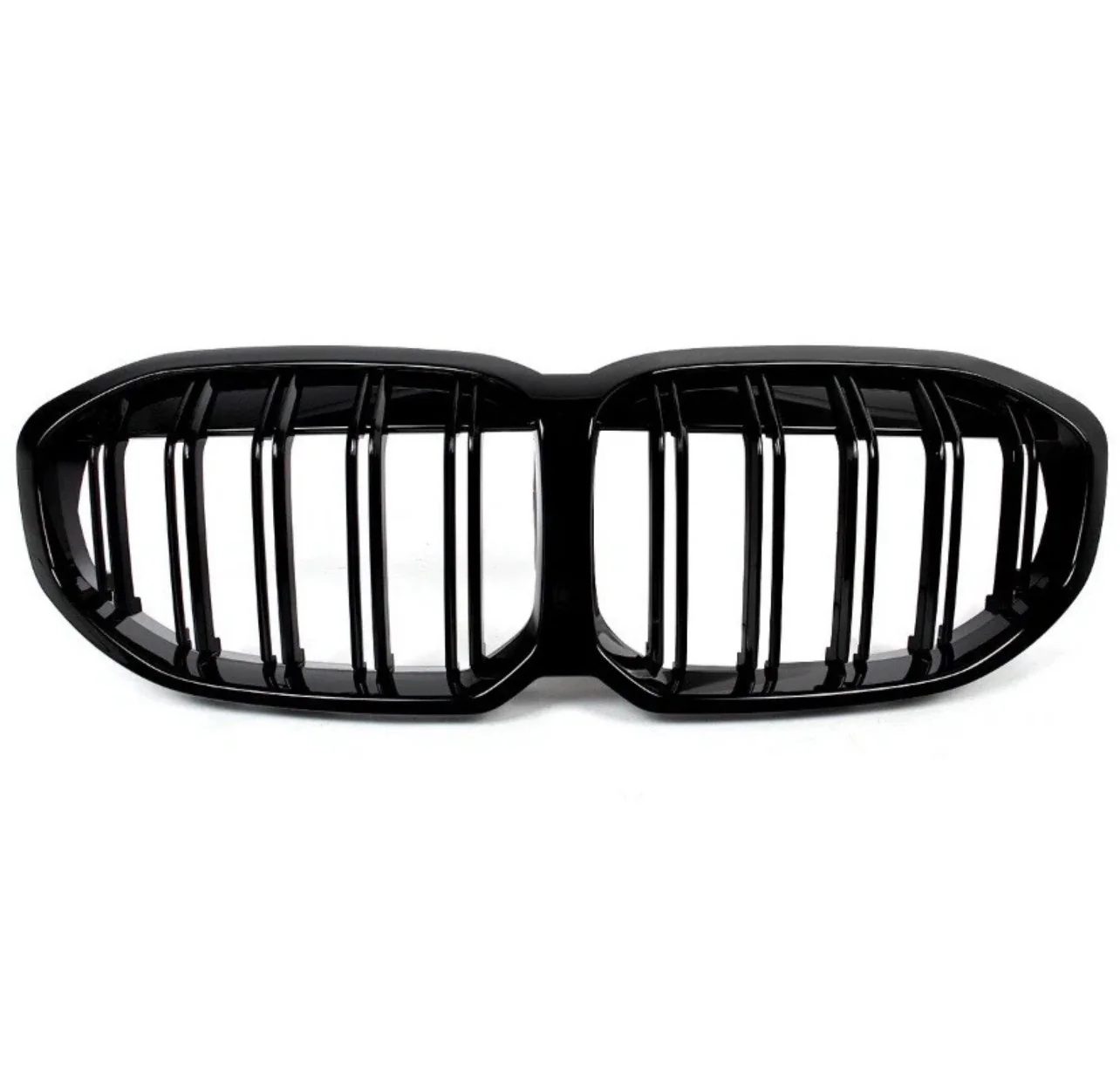FOR BMW 1 SERIES F40 DOUBLE SLAT M SPORT FRONT GRILLE GRILL GLOSS BLACK 2019 - Image 3