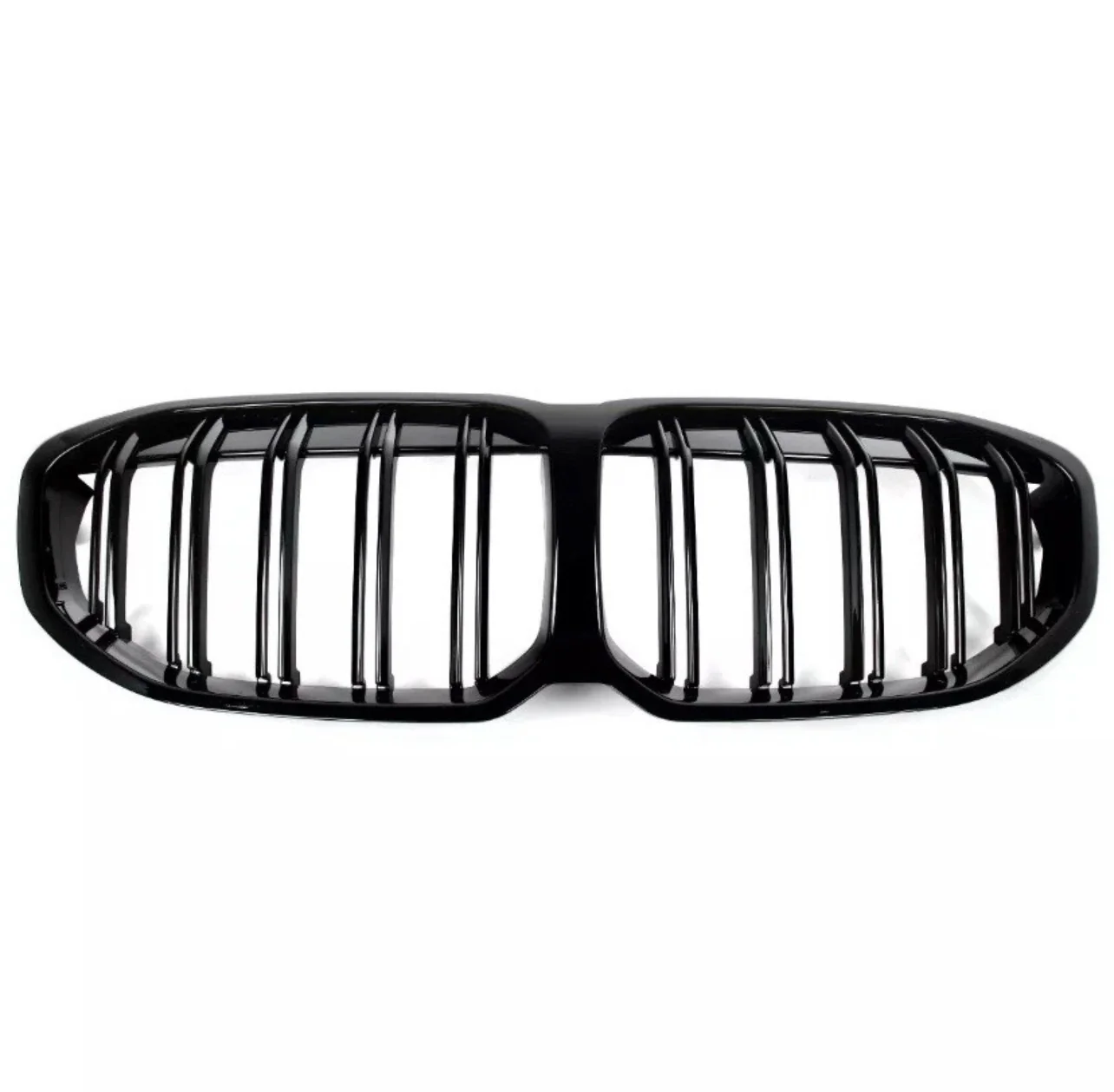 FOR BMW 1 SERIES F40 DOUBLE SLAT M SPORT FRONT GRILLE GRILL GLOSS BLACK 2019 - Image 6