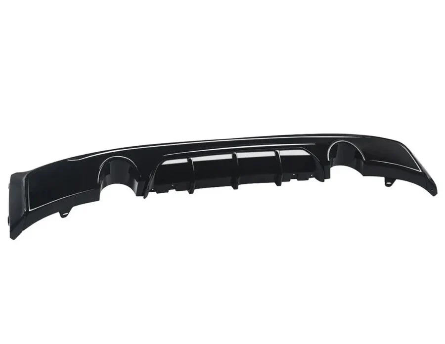 FOR BMW 2 SERIES F22 F23 M235i M240i LOOK PERFORMANCE REAR DIFFUSER GLOSS BLACK - Image 4