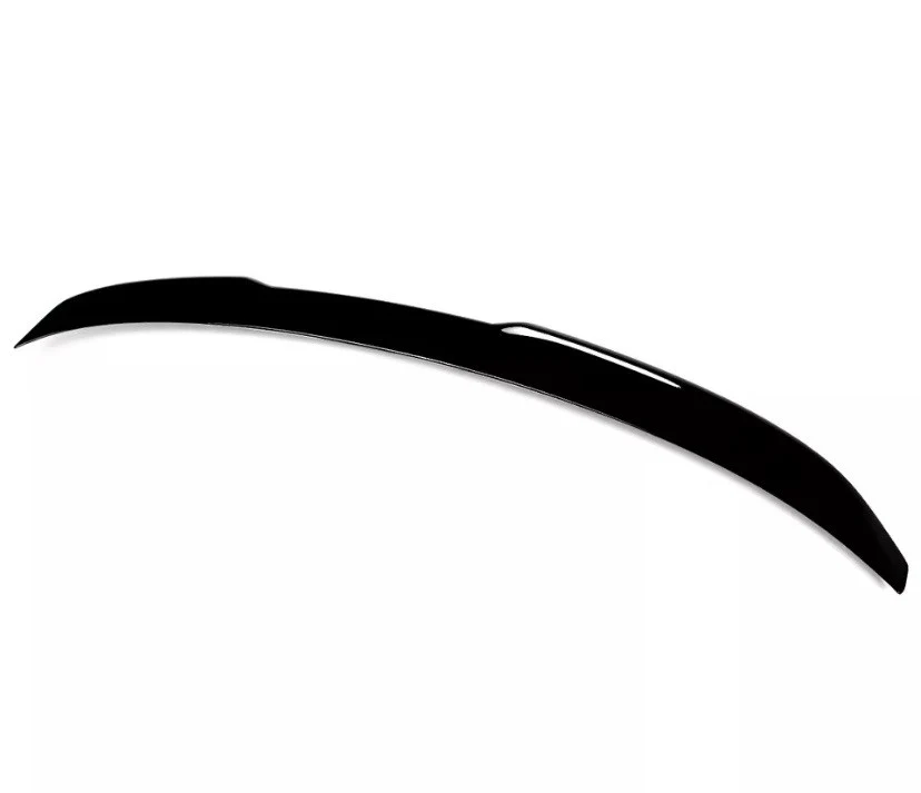 FOR BMW 3 SERIES G20 V STYLE M4 2019+ REAR SLIMLINE BOOT SPOILER LIP GLOSS BLACK - Image 4