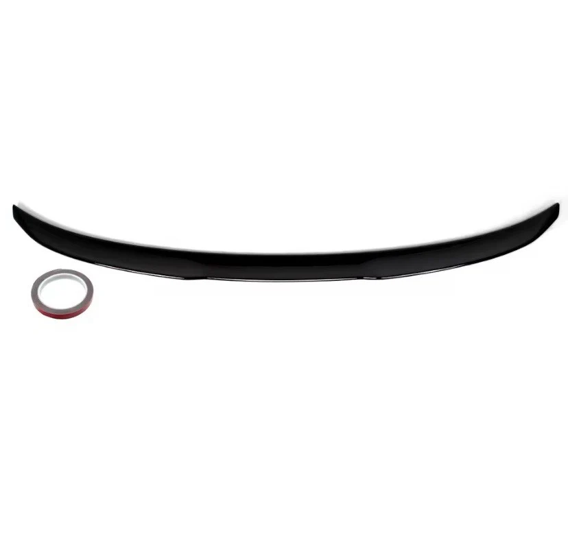 FOR BMW 3 SERIES G20 V STYLE M4 2019+ REAR SLIMLINE BOOT SPOILER LIP GLOSS BLACK - Image 5