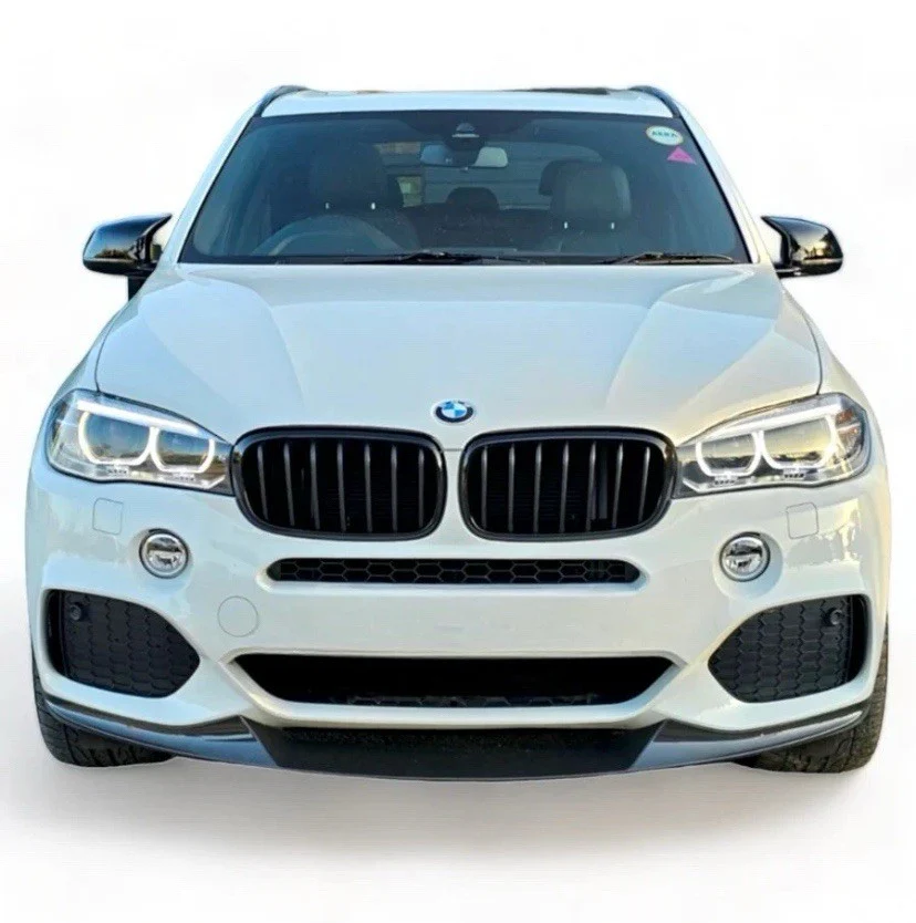 FOR BMW X5 F15 M PERFORMANCE FRONT SPLITTER SPOILER GLOSS BLACK 14-18 M SPORT MP - Image 4