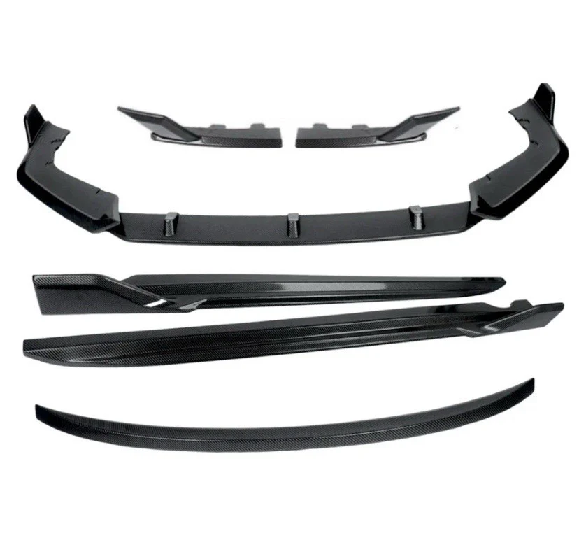 FOR BMW X5 X5M F95 BODY KIT FRONT SPLITTER LIP DIFFUSER BODYKIT CARBON EFFECT - Image 3