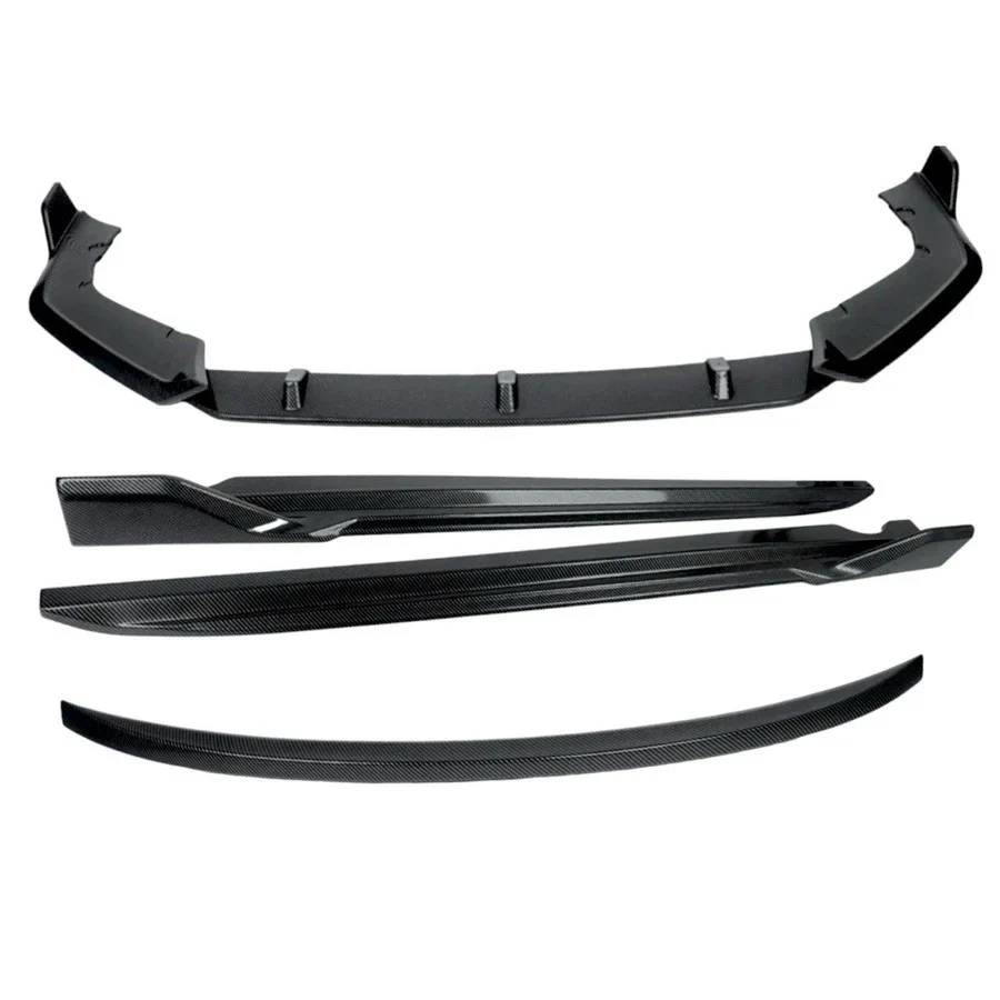 FOR BMW X5 X5M F95 BODY KIT FRONT SPLITTER LIP DIFFUSER BODYKIT CARBON EFFECT - Image 8