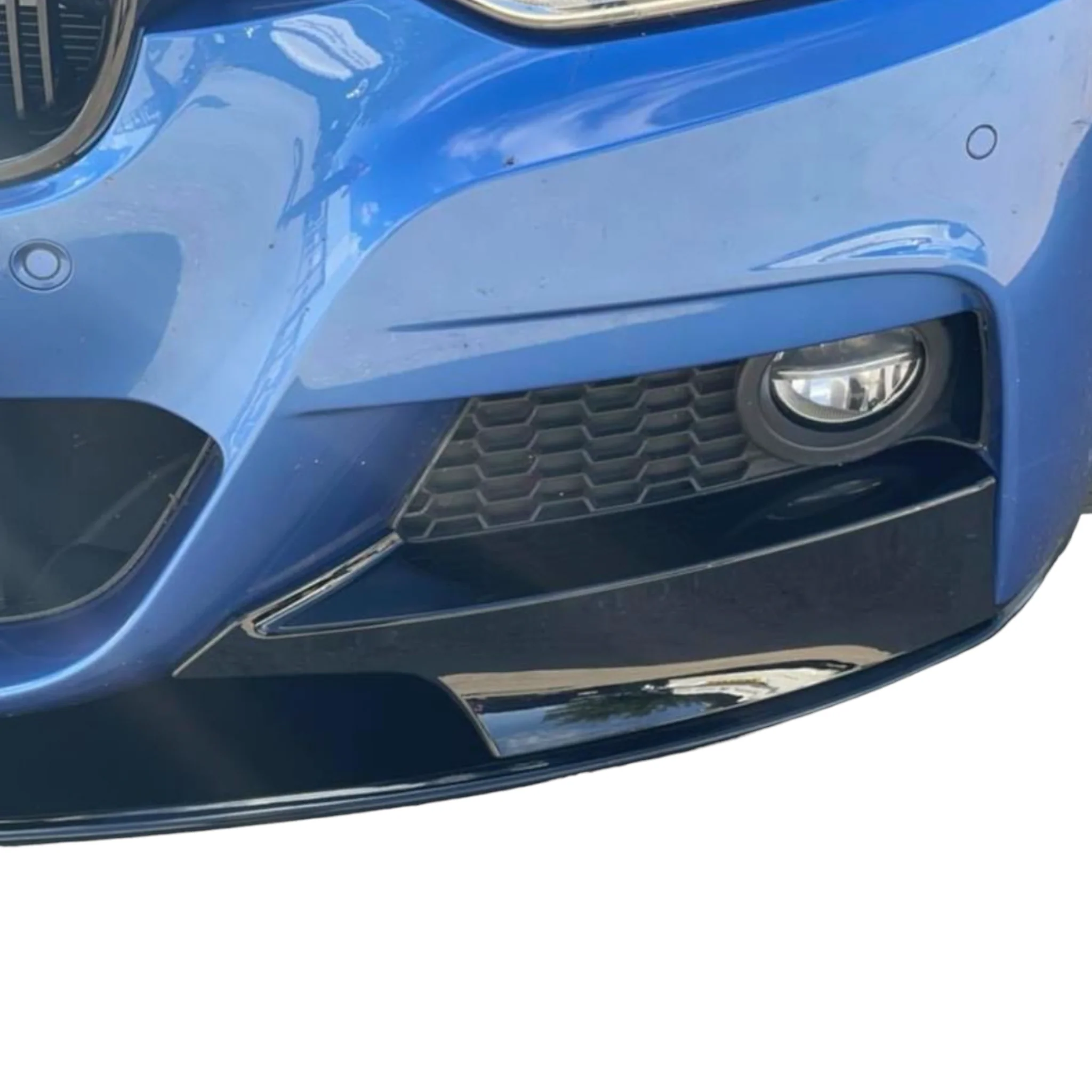 Front Bumper Canards - M Sport - Fits BMW F30 F31 3 Series - Gloss Black - Image 4