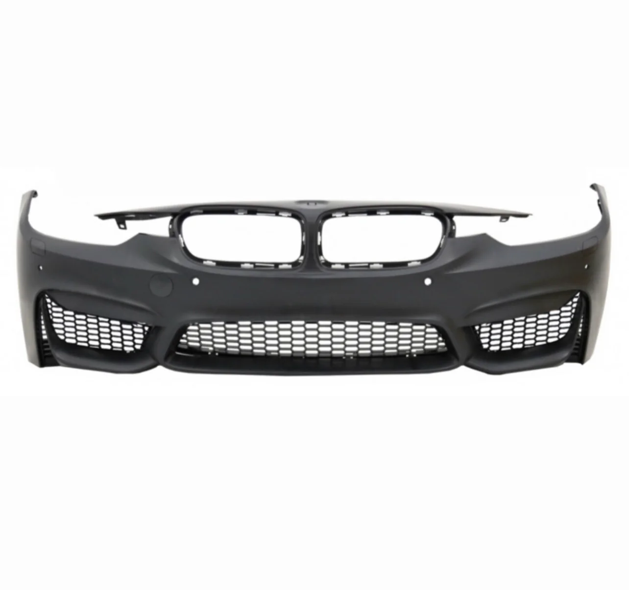 Front Bumper With Mesh Grilles PP Lip - Fits BMW F30 F31 3 Series - ABS - Unpainted - Image 4