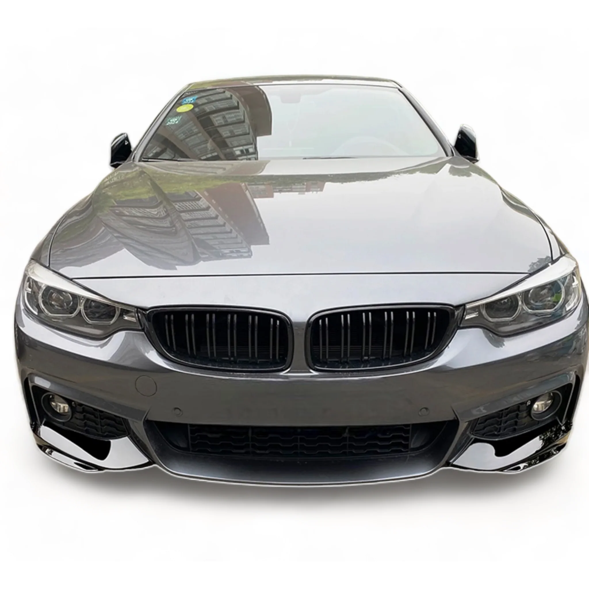 Front Corner Canards - Fits F32 F33 F36 4 Series - M Sport 2014-2020 -Gloss Black - Image 4