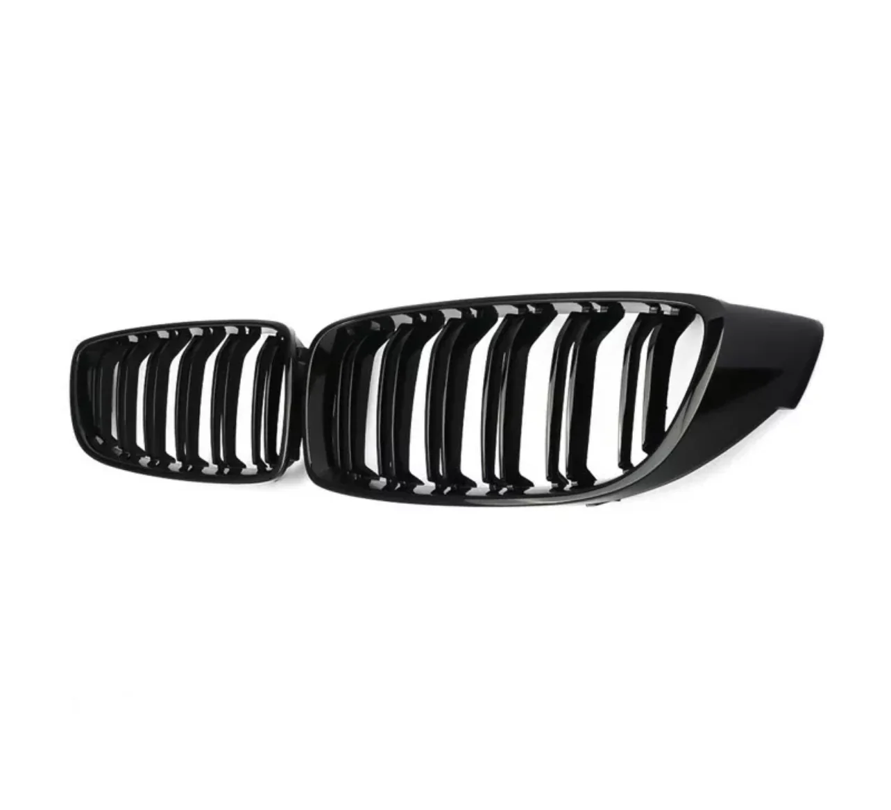 Front Grilles - Double Slat - Fits BMW F32 F33 F36 4 Series - Gloss Black - Image 5