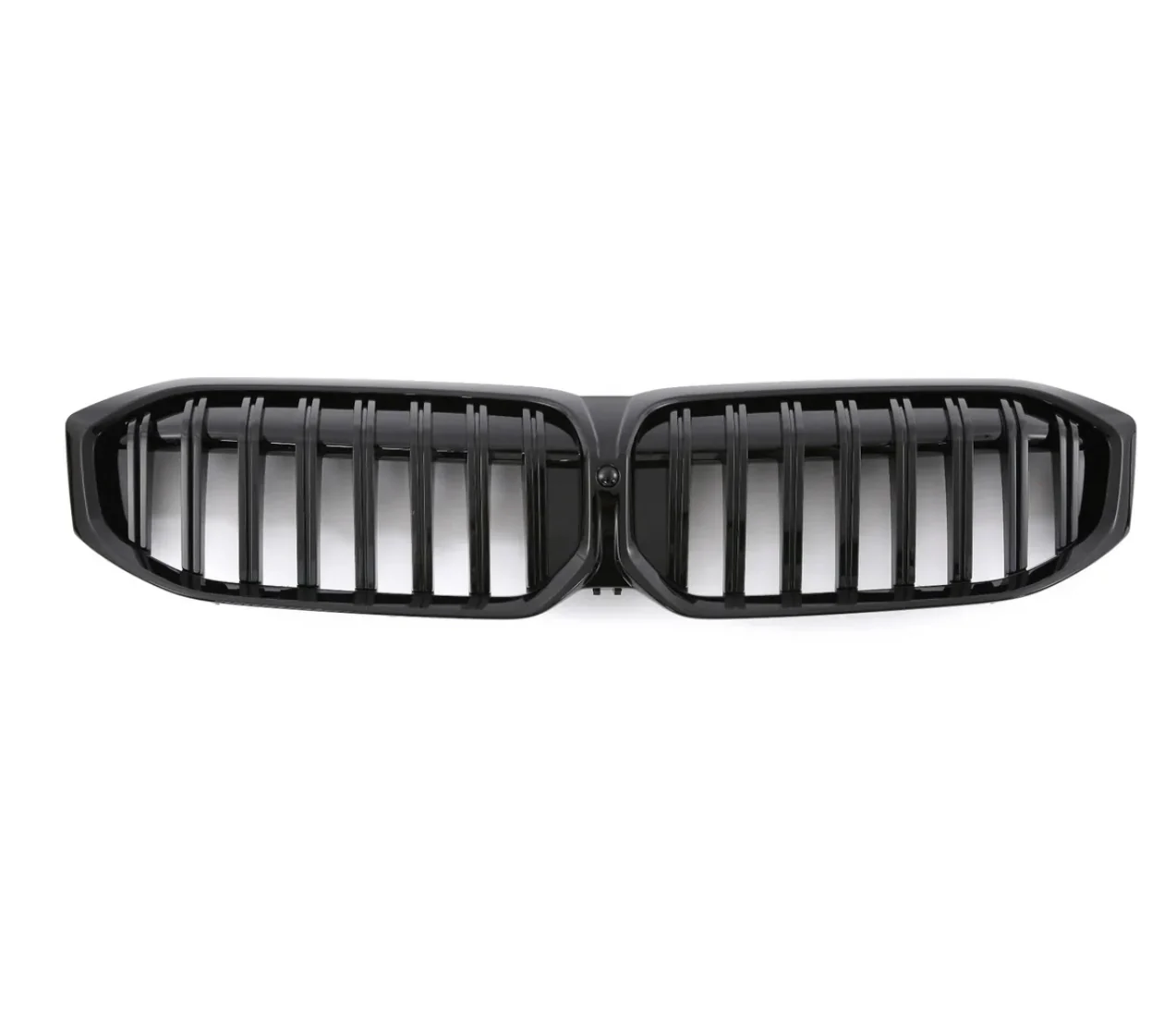 Front Grilles - Double Slat - Fits BMW G20 G21 - 3 Series - Gloss Black LCI - Image 4
