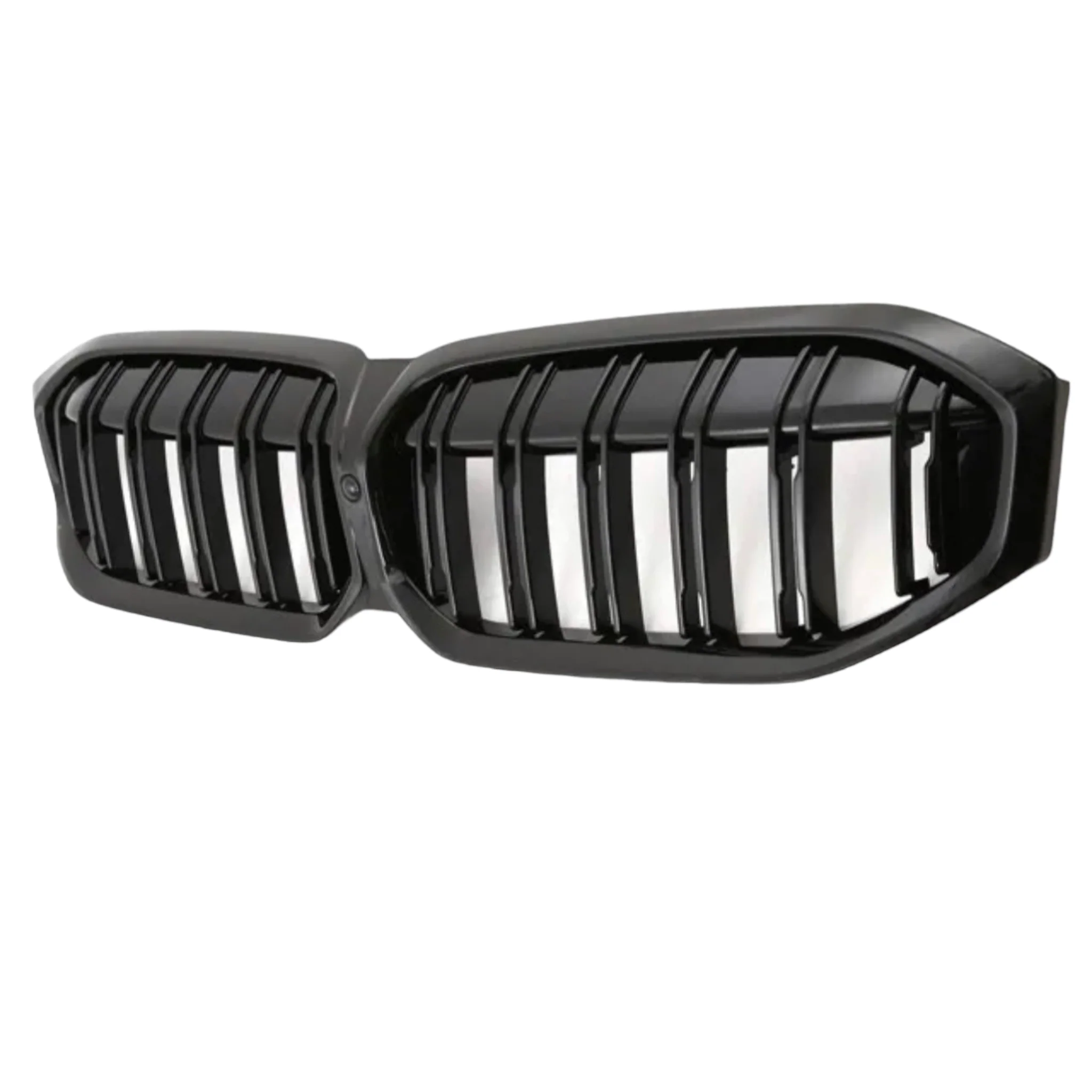 Front Grilles - Dual Slat - M Look - Fits BMW G20 G21 2021+ Lci 3 Series - Gloss Black - Image 3