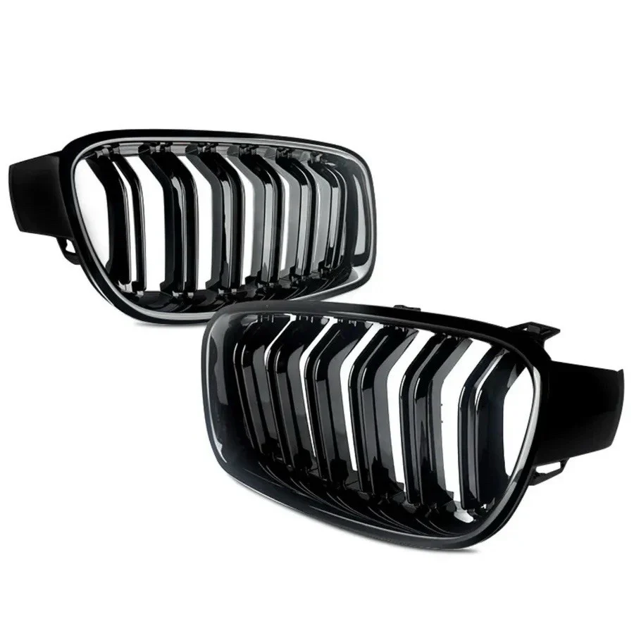 FRONT LIP SPLITTER BODY KIT GLOSS FOR BMW 3 SERIES F30 GRILLES MIRRORS SINGLE - Image 7
