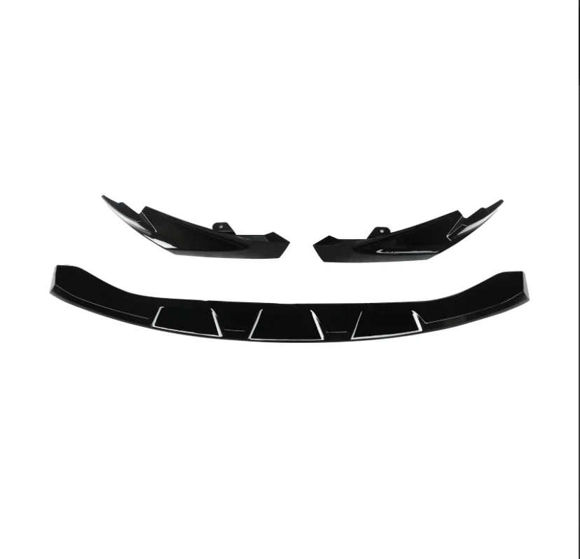 FRONT LIP SPLITTER GLOSS BLACK BMW G80 G81 M3 G82 G83 M4 2021+ - Image 3