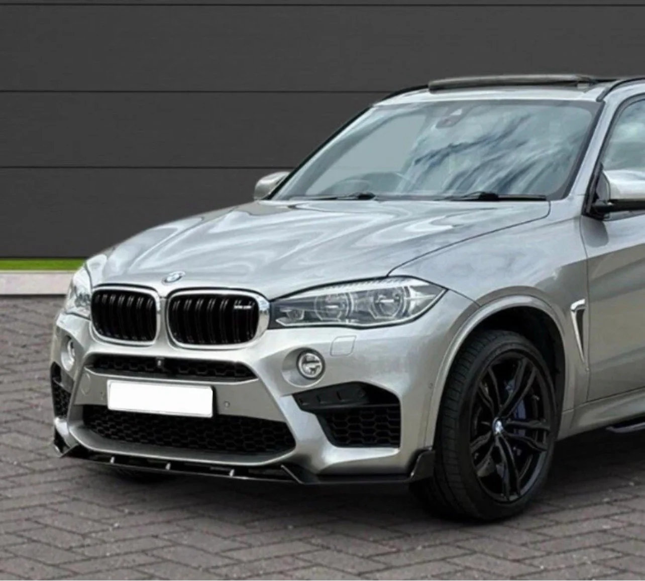 FRONT LIP SPLITTER SPOILER FOR BMW X5M F85 X6M F86 M SPORT GLOSS BLACK 2014-19 - Image 7