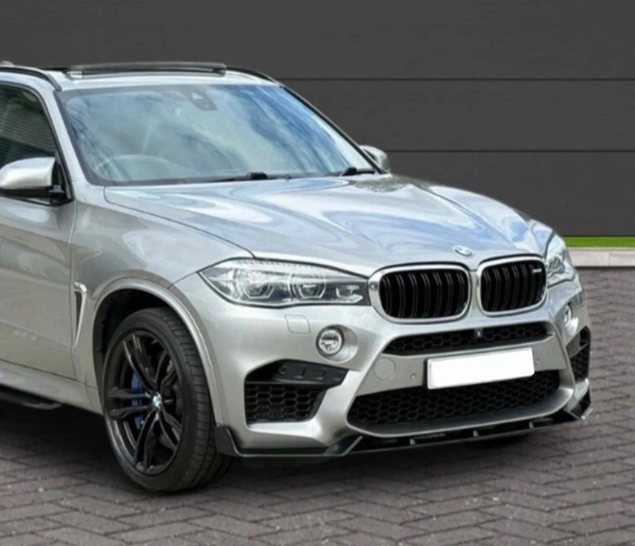 FRONT LIP SPLITTER SPOILER FOR BMW X5M F85 X6M F86 M SPORT GLOSS BLACK 2014-19 - Image 8