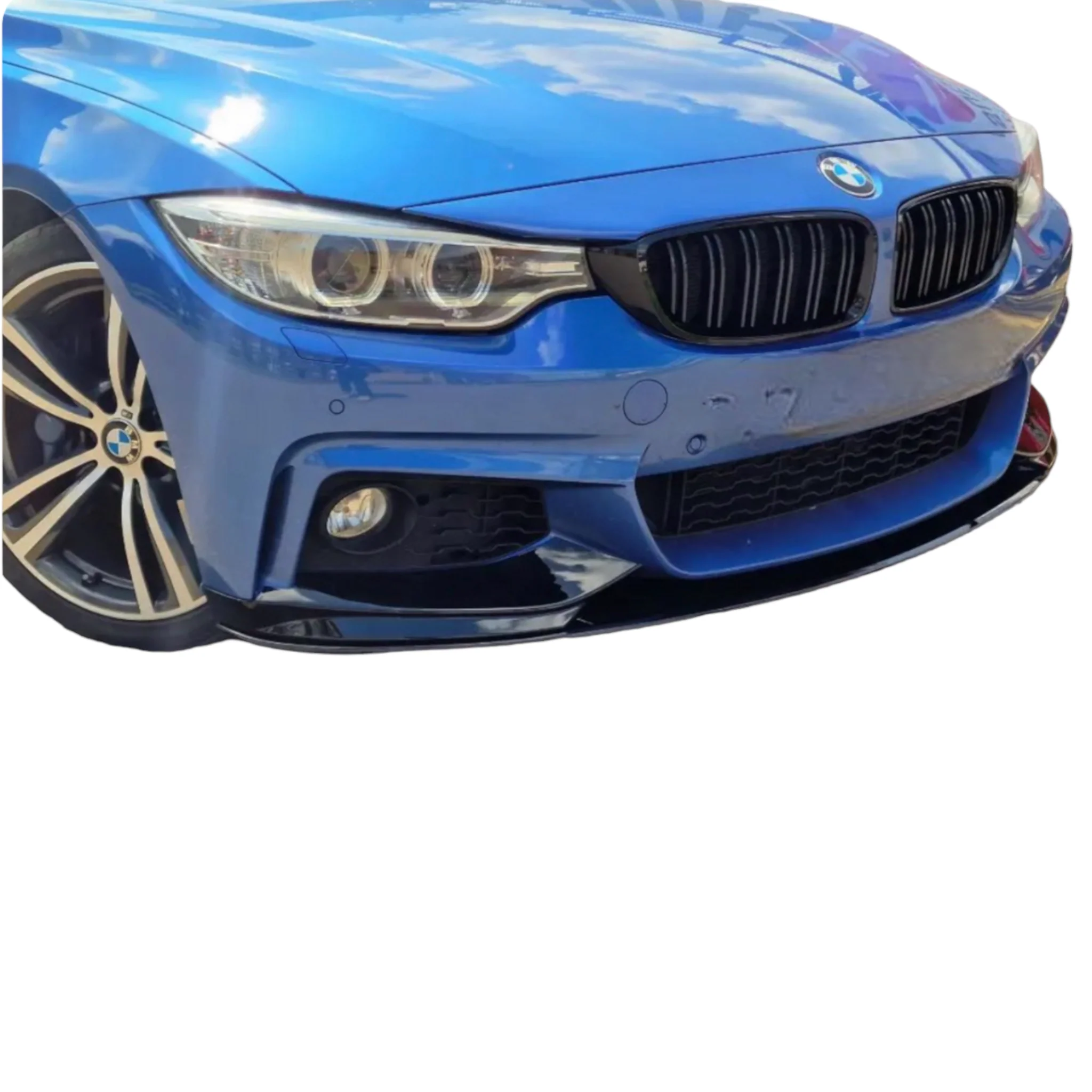 Front Splitter - Bumper - Lip Spoiler - Fits BMW F32 F33 F36 M Sport 4 Series - ABS - Image 2