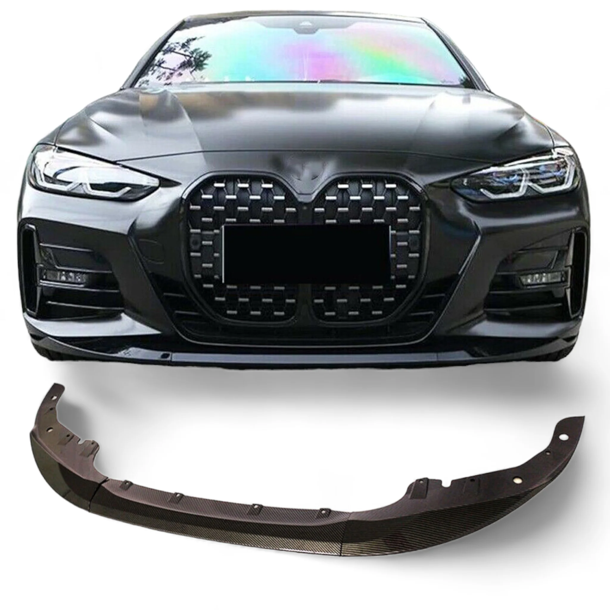 Front Splitter - Bumper - Lip Spoiler - M Sport - Fits BMW G22 4 Series