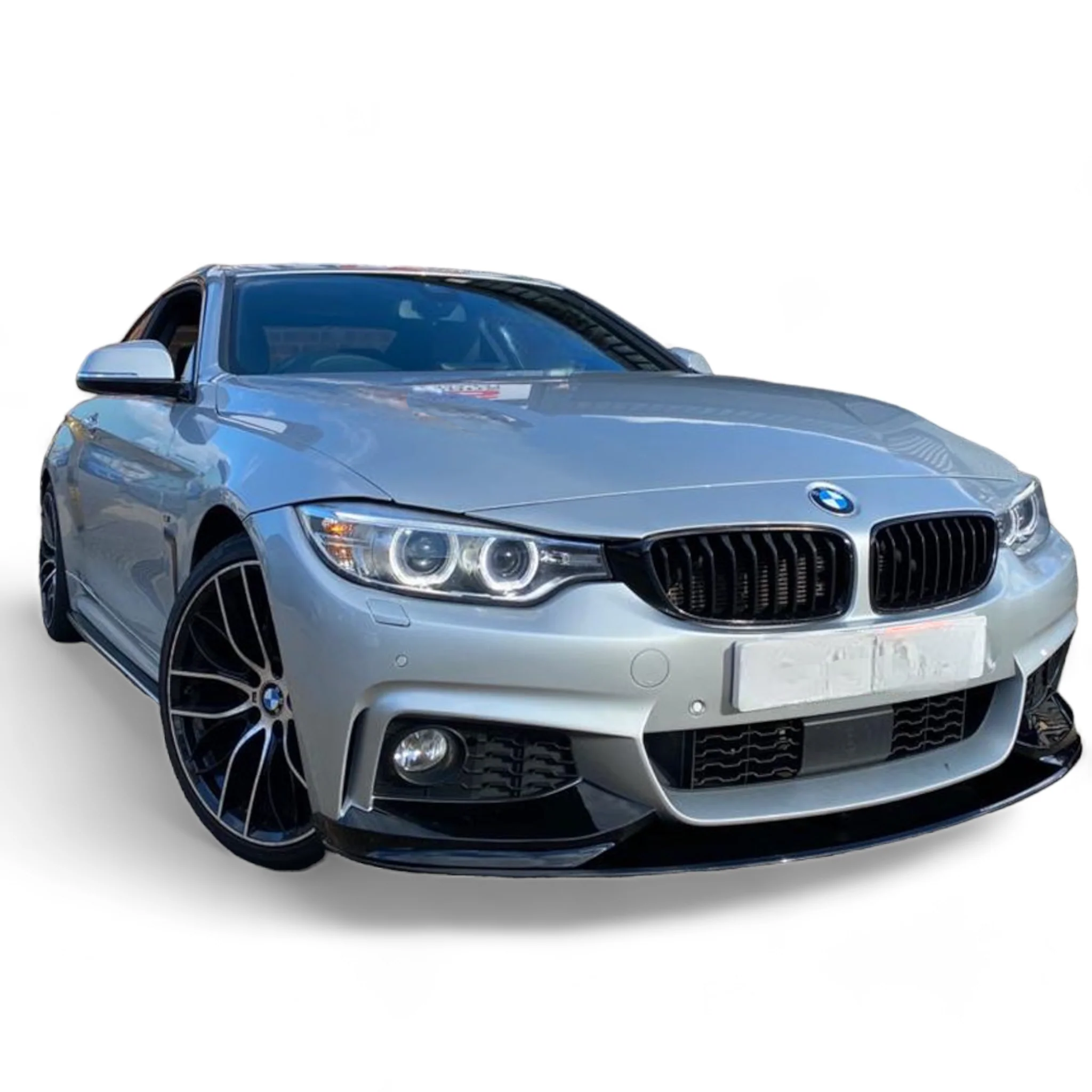Front Splitter F32 F33 F36 - Fits BMW 4 Series - Gloss Black 2014-2020 - Image 5