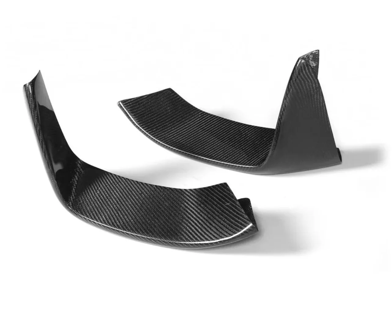 Front Splitter With Canards - CS Style - Fits BMW F80 F82 F83 M3 M4 - ABS - Carbon Look - Image 3