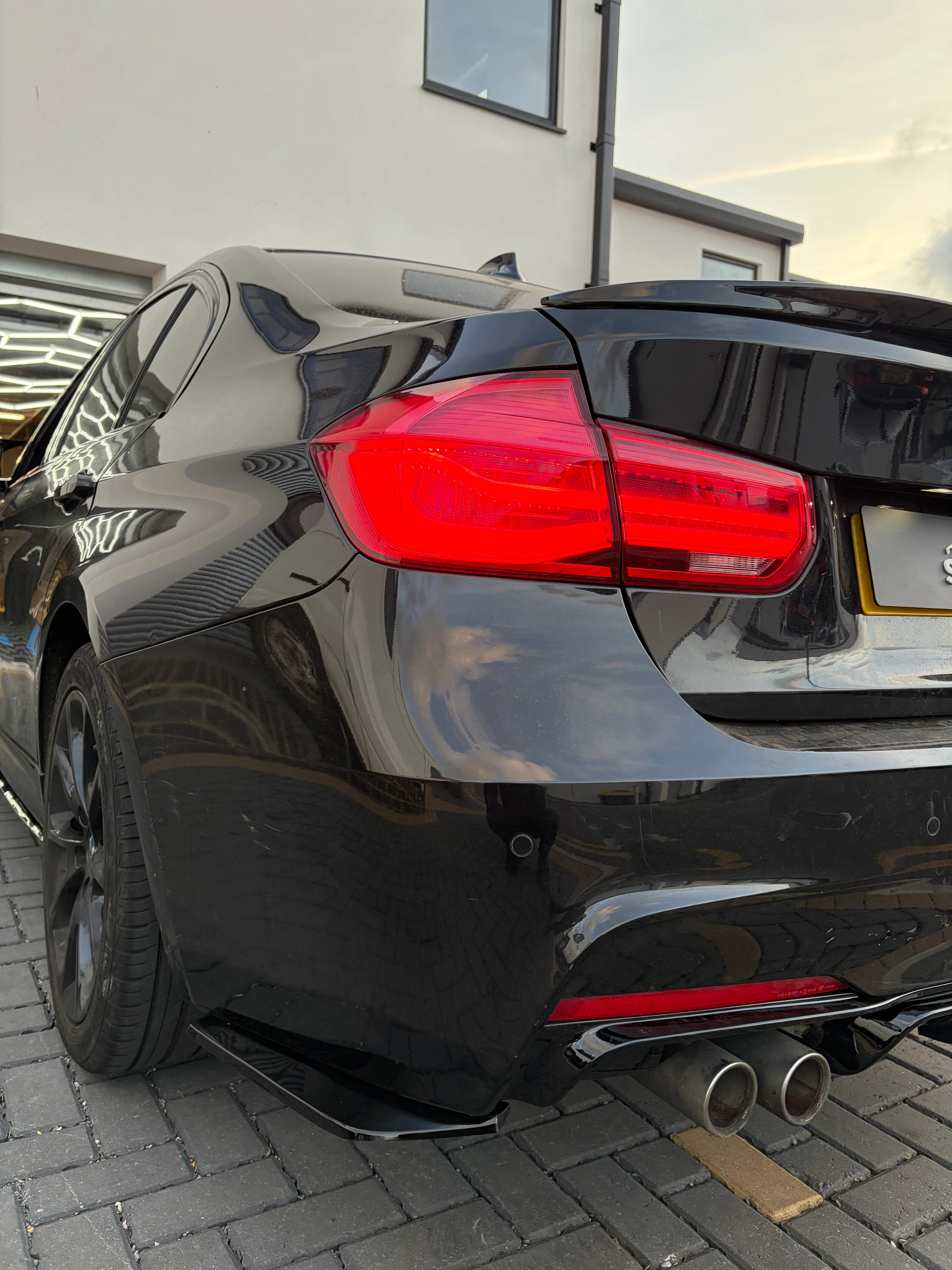 Full Body Kit - Fits BMW 3 Series F30 - M Performance - Gloss Black - Image 6