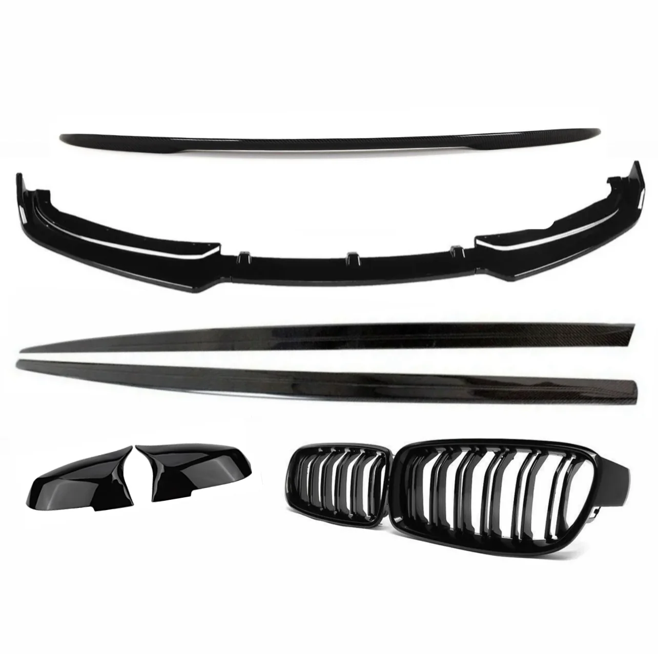 Full Body Kit - Fits BMW 3 Series F30 - Se Sport - Gloss Black