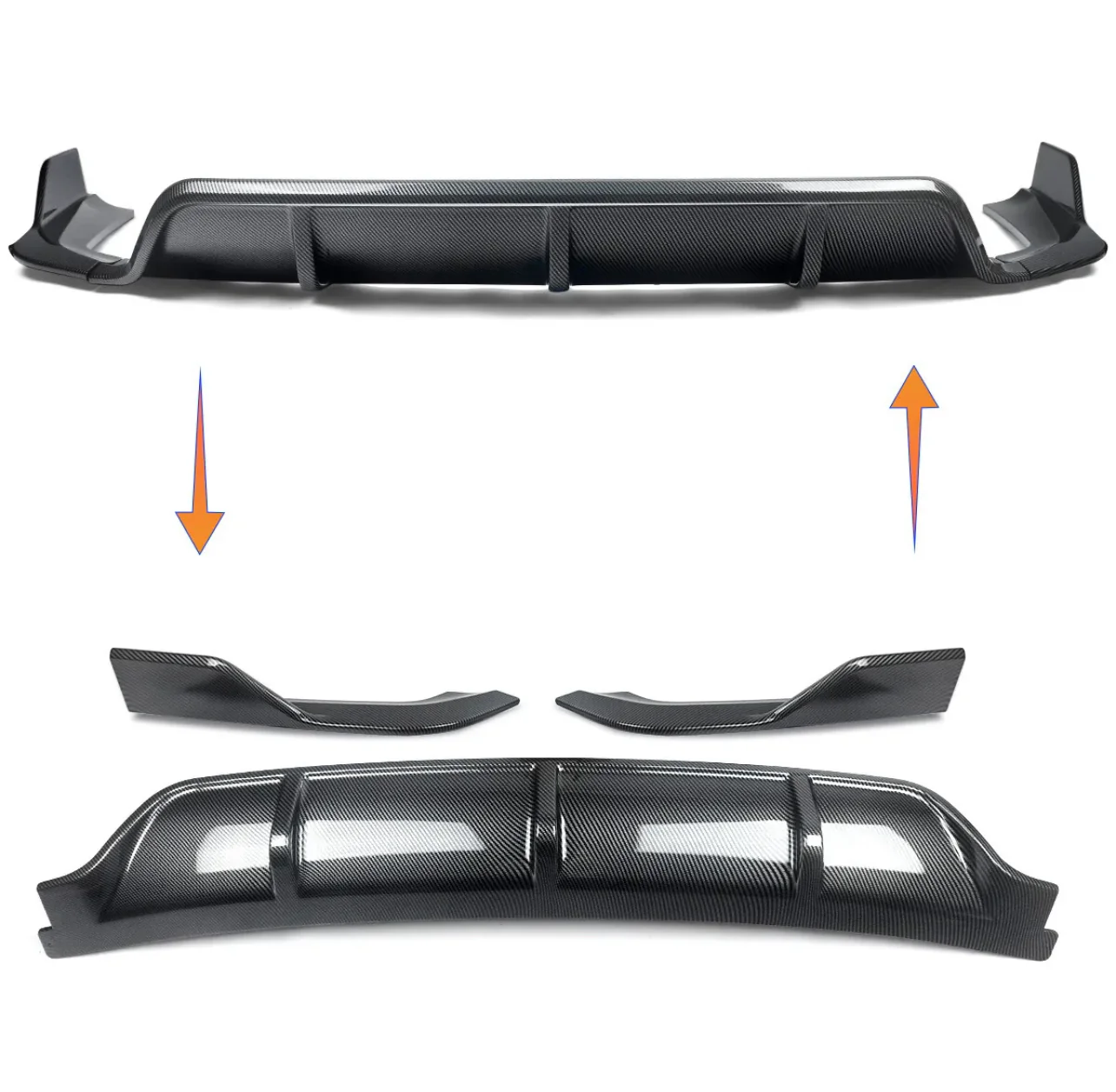 Full Body Kit- Fits BMW F15 X5 - ABS - Carbon Look - Image 6
