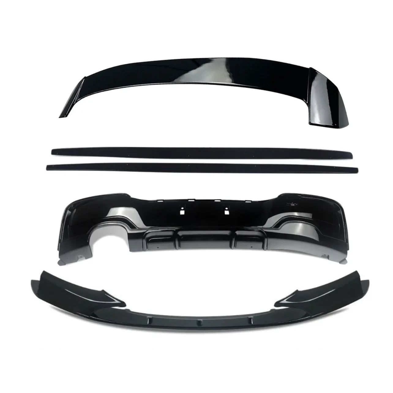 Full Body Kit- Fits BMW F20 F21 - 1 Series - Gloss Black Pre Lci - Image 2