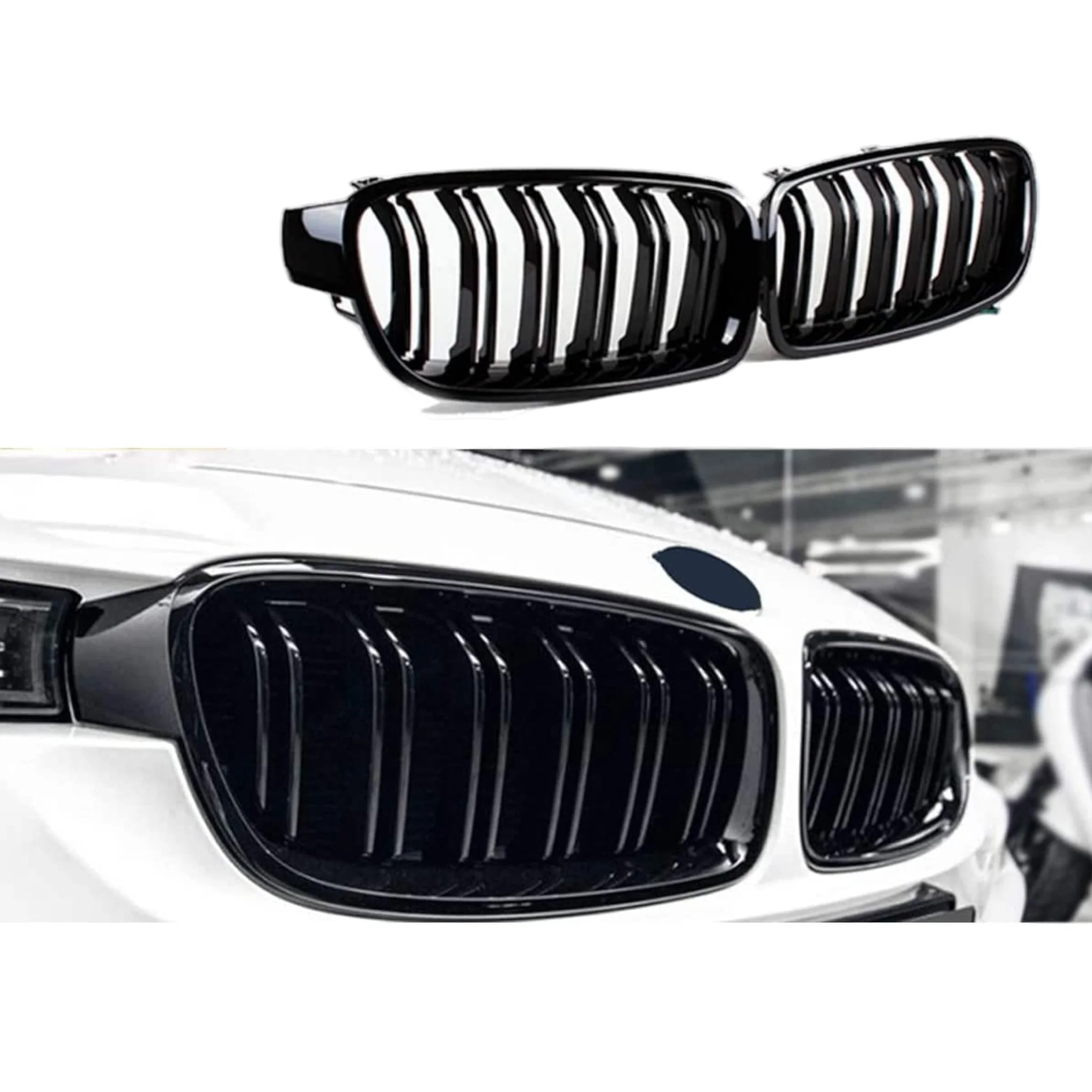 Full Body Kit- Fits BMW F20 SE 1 Series - SE Sport - Gloss Black LCI - Image 2