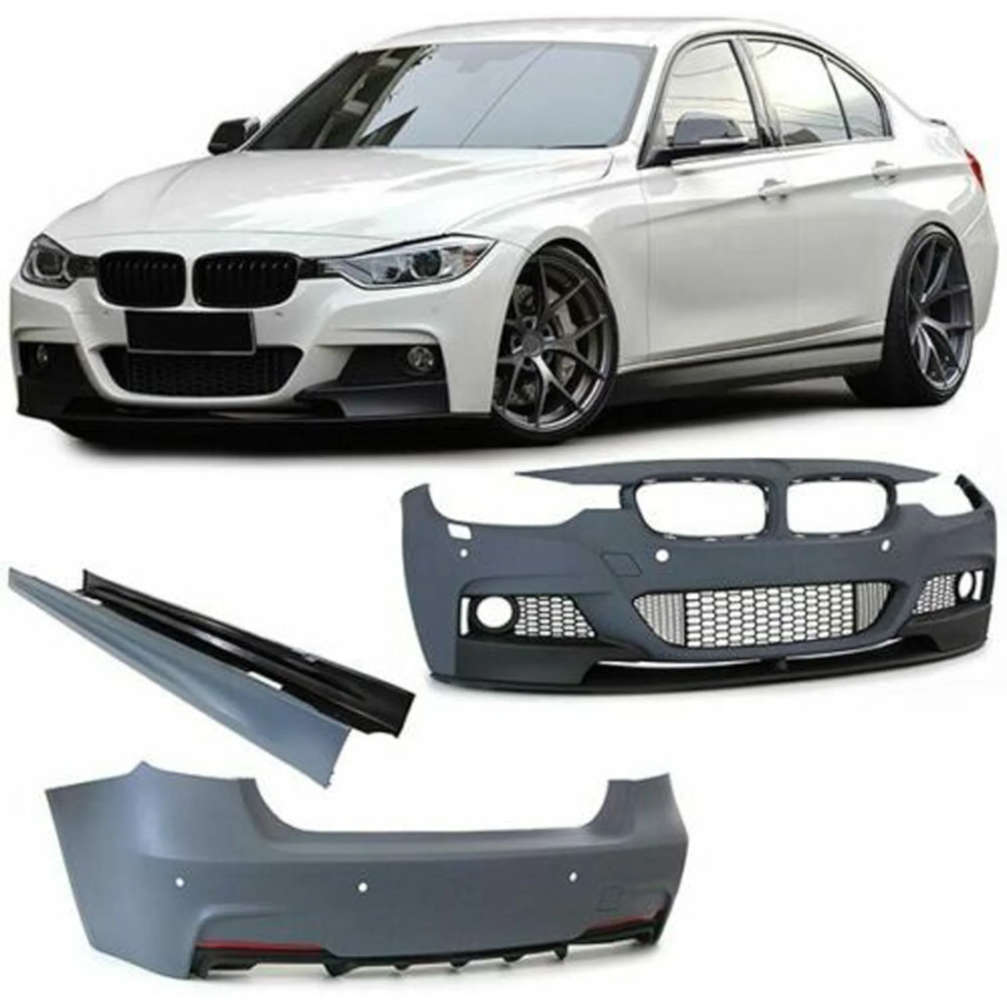 Full Body Kit - Fits BMW F30 F31 3 Series - M Sport - Unpainted - Image 2