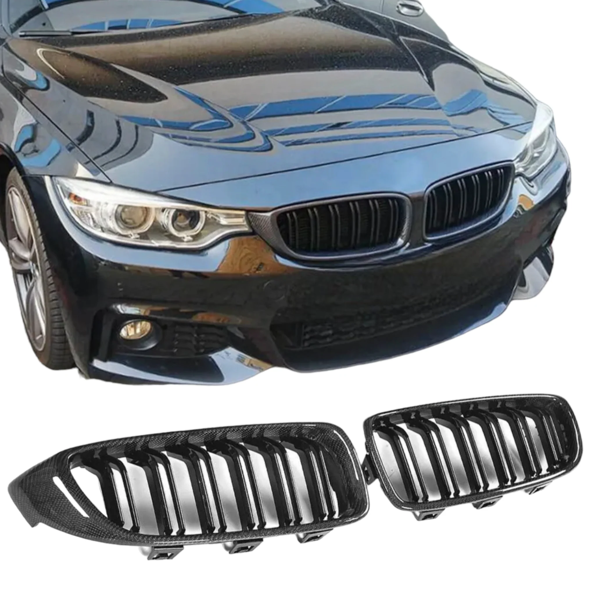 Full Body Kit- Fits BMW F32 F33 F36 4 Series - ABS - Carbon Look - Image 6