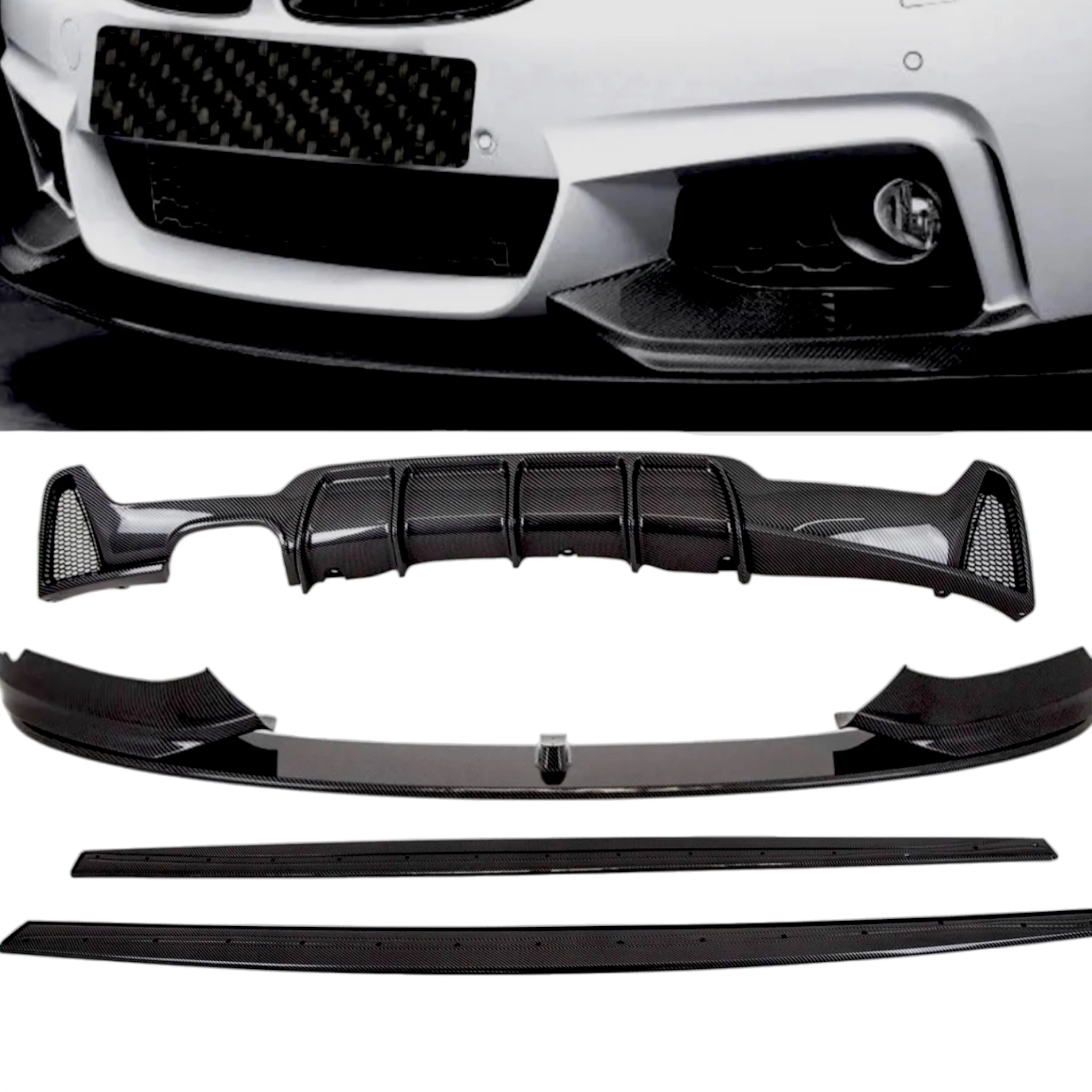 Full Body Kit - Fits BMW F32 F33 F36 4 Series - Carbon Look
