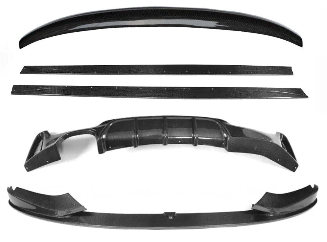 Full Body Kit - Fits BMW F33 4 Series - Quad Exit - Carbon Look - Image 4