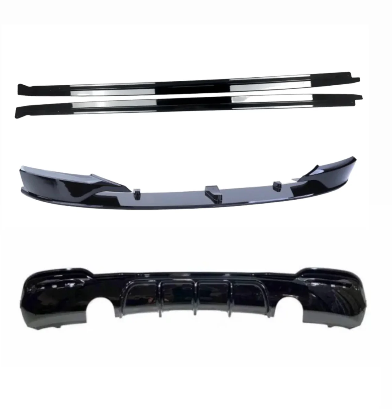 Full Body Kit - Fits BMW F34 GT 3 Series - Gloss Black Dual Exit