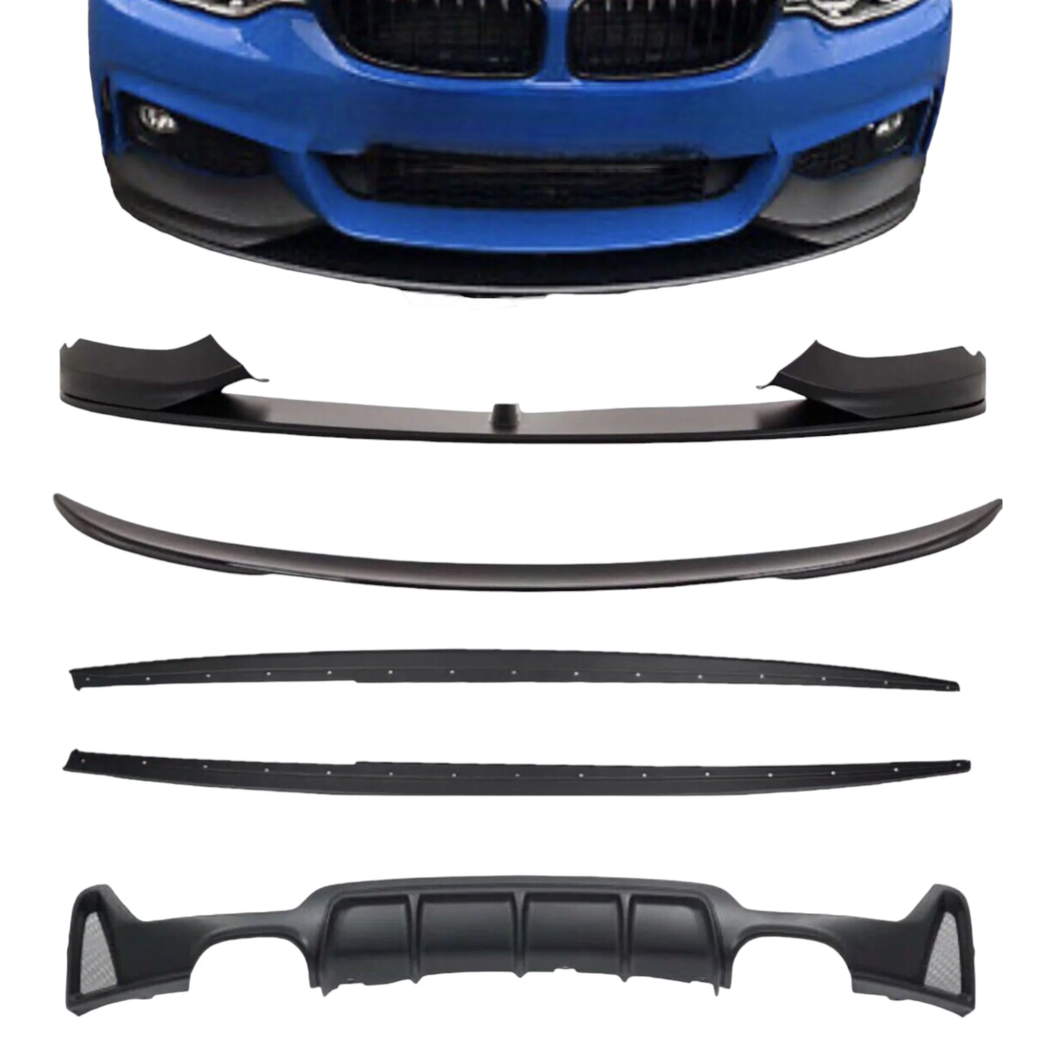 Full Body Kit- Fits BMW F36 4 Series Grand Coupe - ABS - Gloss Black