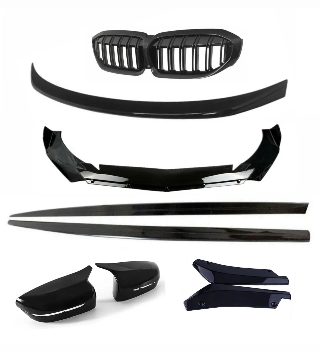 Full Body Kit- Fits BMW G20 SE 3 Series - SE Sport - Gloss Black