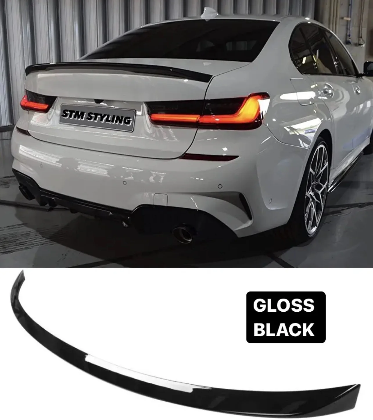 Full Body Kit- Fits BMW G20 SE 3 Series - SE Sport - Gloss Black - Image 26