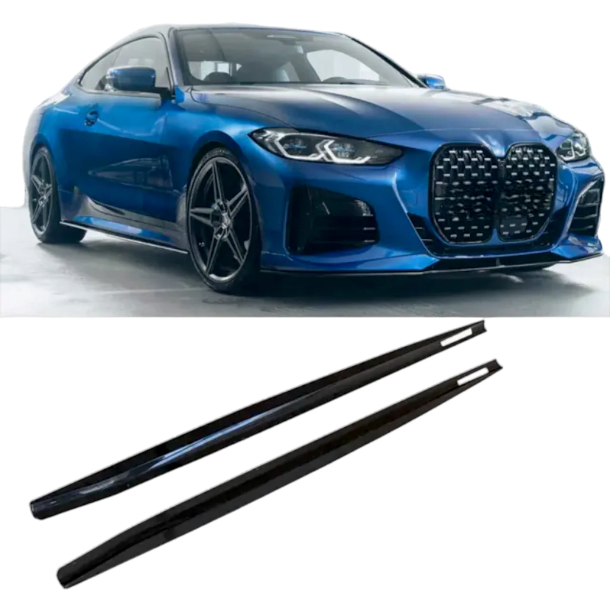 Full Body Kit - Fits BMW G22 G23 G26 - 4 Series - Gloss Black - Image 5
