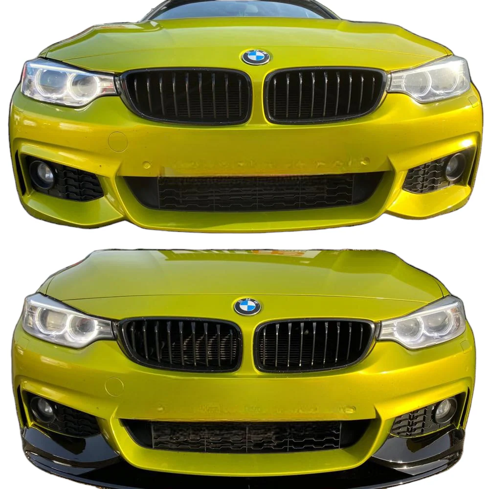 Full Body Kit - M Style - Fits BMW F32 F33 F36 4 Series - Quad Exit - Gloss Black - Image 4