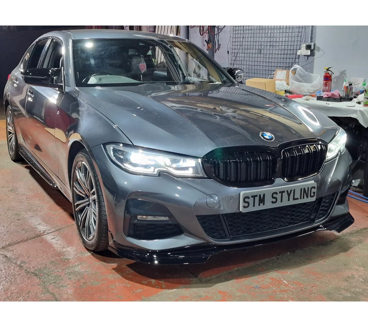 G20 G21 Mp Style Front Splitter For 3 Series BMW Gloss Black Pre Lci (2019-2022) - Image 8