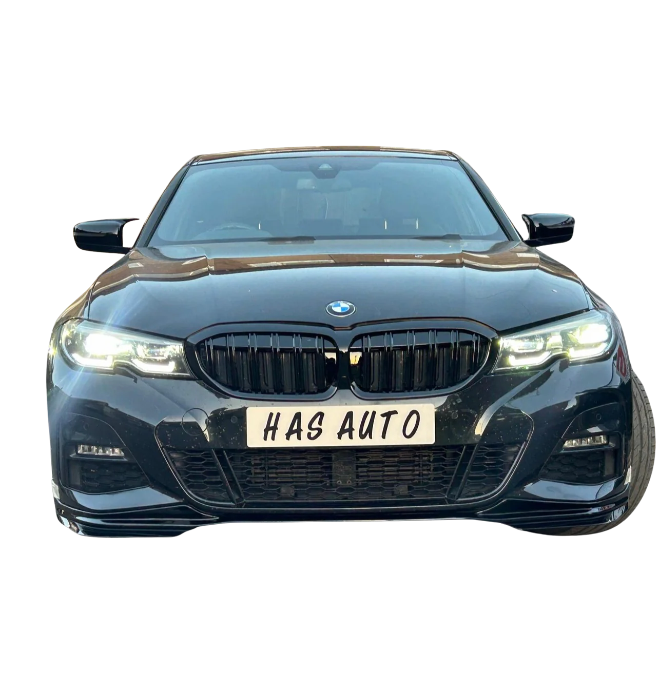 G20 G21 Mp Style Front Splitter For 3 Series BMW Gloss Black Pre Lci (2019-2022) - Image 9